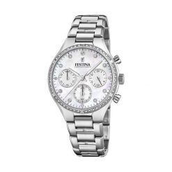 Festina F20401-1 - Zostań stałym klientem i kupuj jeszcze taniej. Szare zegarki damskie marki Festina. Za 583,00 zł.