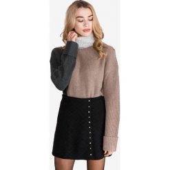 French Connection River Vhari Sweter Brązowy Szary. Szare bluzy damskie French Connection, xs, bez wzorów, z elastanu, bez rękawów, bez kaptura. Za 648,95 zł.