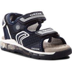 Sandały męskie skórzane: Sandały GEOX – J S. Android B. A J820QA 014BU C4002 Navy