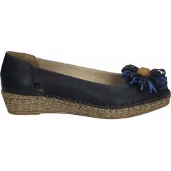 Espadryle damskie na koturnie: Espadryle - 83762439 BL-A