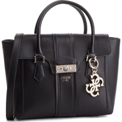 Torebka GUESS - HWVG71 71060 BLA. Czarne torebki klasyczne damskie Guess, z aplikacjami, ze skóry ekologicznej. Za 649,00 zł.