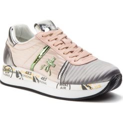 Sneakersy PREMIATA - Conny 3617 Różowy Szary. Szare półbuty damskie Premiata, na co dzień, bez wzorów, ze skóry ekologicznej, bez obcasa, bez zapięcia. W wyprzedaży za 499,00 zł.
