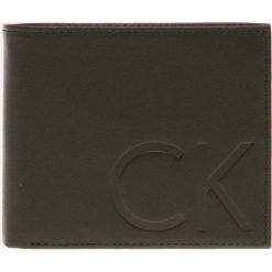 Calvin Klein Jeans - Portfel skórzany. Czarne portfele męskie marki Calvin Klein Jeans, z jeansu. Za 299,90 zł.