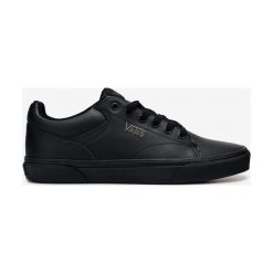 Vans Seldan Sneakers Czarny. Czarne trampki męskie Vans, bez wzorów, ze skóry, bez zapięcia. Za 283,95 zł.