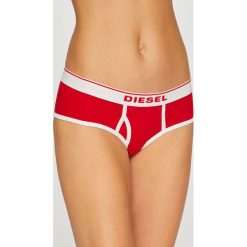 Diesel - Figi. Czerwone figi damskie marki Diesel, s, z elastanu. Za 79,90 zł.