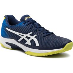 Buty ASICS - Solution Speed Ff 1041A003 Blue Expanse/White 402. Niebieskie buty sportowe męskie Asics, z tworzywa sztucznego, bez zapięcia, tenisowe. W wyprzedaży za 369,00 zł.