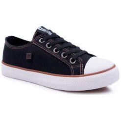 Dziecięce Trampki Big Star Czarne DD374090. Czarne trampki dziewczęce . Za 89,00 zł.