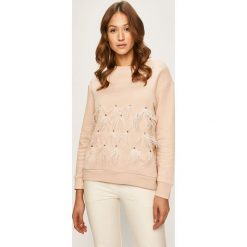 Twinset - Bluza. Różowe bluzy damskie Twinset, s, z aplikacjami, z bawełny, bez rękawów, bez kaptura. W wyprzedaży za 299,90 zł.