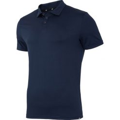 Męska koszulka polo 4F Dry Control Navy. Niebieskie koszulki męskie 4f, m, bez wzorów, z elastanu, polo, z krótkim rękawem, krótkie. Za 58,16 zł.