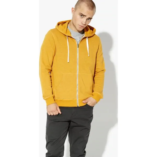 Confront Bluza King , żółty, rozmiar XXL. Żółte bluzy męskie Confront, xxl, bez wzorów, z bawełny, klasyczne, z kapturem, bez rękawów, z kapturem. W wyprzedaży za 69,99 zł.