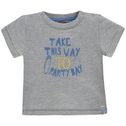 T-shirty chłopięce z nadrukiem: Koszulka w kolorze szarym