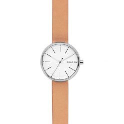 Zegarek SKAGEN - Signatur SKW2594 Brown/Silver. Pomarańczowe zegarki damskie marki Skagen. Za 299,00 zł.