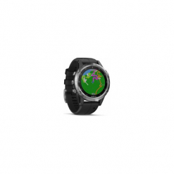 Zegarek sportowy GPS z muzyką i monitorem tętna na nadgarstku Fenix 5 Plus. Szare zegarki męskie marki Garmin. Za 2799,00 zł.