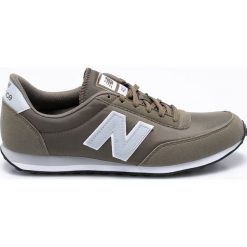 New Balance - Buty U410OLG. Zielone buty sportowe męskie New Balance, z materiału, na sznurówki. W wyprzedaży za 199,90 zł.