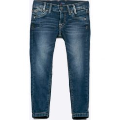 Pepe Jeans - Jeansy dziecięce Sneaker 92-178/180 cm. Niebieskie spodnie chłopięce Pepe Jeans, bez wzorów, z elastanu. W wyprzedaży za 179,90 zł.