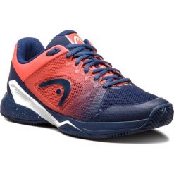 Buty HEAD - Revolt Pro 2.5 Clay 273018 Blue/Flame Orange 065. Niebieskie buty sportowe męskie marki Head, z tworzywa sztucznego, bez zapięcia, tenisowe. W wyprzedaży za 359,00 zł.