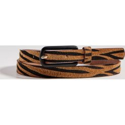 Pasek z motywem animal print - Wielobarwny. Paski damskie Mohito, w paski. Za 29,99 zł.