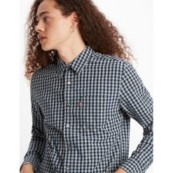 Levi's® Sunset 1 Pocket Koszula Niebieski. Niebieskie koszule męskie s, w kratkę, z bawełny, bez kołnierzyka, z długim rękawem. Za 274,95 zł.