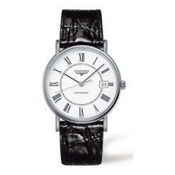 LONGINES LES GRANDES L4.921.4.11.2. Niebieskie zegarki męskie LONGINES, ze stali nierdzewnej. Za 4550,00 zł.