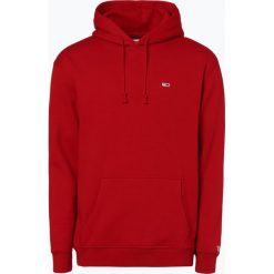 Tommy Jeans - Męska bluza nierozpinana, czerwony. Czerwone bluzy męskie rozpinane Tommy Jeans, m, z jeansu, z kapturem. Za 449,95 zł.