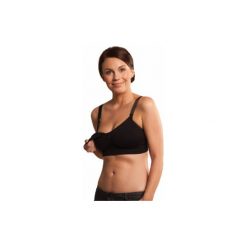 Bielizna ciążowa: CARRIWELL Biustonosz dla kobiet karmiących Seamless Padded black
