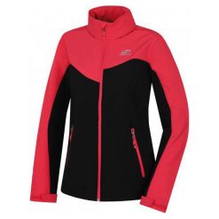 Hannah Denise Anthracite/Teaberry 36. Brązowe kurtki damskie softshell Hannah, z softshellu. W wyprzedaży za 187,00 zł.