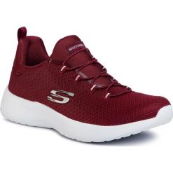 Buty SKECHERS - Dynamight 12119/BURG Burgundy. Czerwone buty sportowe damskie Skechers, bez wzorów, z tworzywa sztucznego, sportowe, na fitness i siłownię. W wyprzedaży za 179,00 zł.