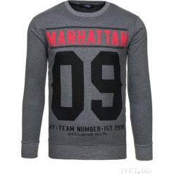 Męska bluza STEVIE GRAFIT. Szare bluzy męskie Męska bluza STEVIE GRAFIT, m, bez wzorów, bez kołnierzyka, bez rękawów, bez kaptura. W wyprzedaży za 59,00 zł.