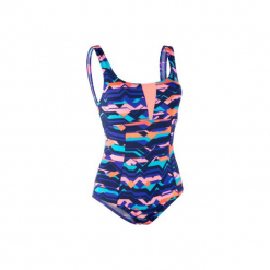 Strój jednoczęściowy do aquafitness KAROL All ZIZA damski. Niebieskie stroje jednoczęściowe NABAIJI. Za 59,99 zł.