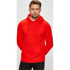 Jack & Jones - Bluza. Niebieskie bluzy męskie Jack & Jones, xl, bez wzorów, z bawełny, z kapturem, bez rękawów, z kapturem. W wyprzedaży za 89,90 zł.