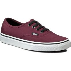 Tenisówki VANS - Authentic VN000QER5U8 Port Royale/Black. Czerwone półbuty damskie Vans, z gumy. Za 259,00 zł.