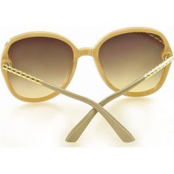 Luksusowe okulary przeciwsłoneczne mazzini round fashion beż. Pomarańczowe okulary przeciwsłoneczne damskie LOOKS STYLE EYEWAER, klasyczne, owalne. W wyprzedaży za 59,90 zł.
