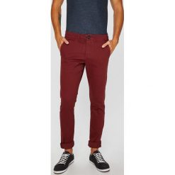 Produkt by Jack & Jones - Spodnie 12130729. Brązowe spodnie męskie PRODUKT by Jack & Jones, na co dzień, l, bez wzorów, z elastanu, casualowe. W wyprzedaży za 89,90 zł.