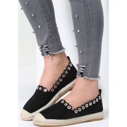 Espadryle damskie: Czarne Espadryle This Is Love