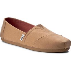 Creepersy damskie: Półbuty TOMS - Classic 10010799 Toffee Microfiber Monochrome