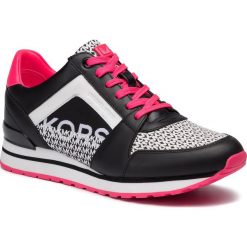 Sneakersy MICHAEL MICHAEL KORS - Billie Trainer 43T9BIFS2L Blk/Opticwht. Czarne półbuty damskie MICHAEL Michael Kors, ze skóry ekologicznej. W wyprzedaży za 449,00 zł.