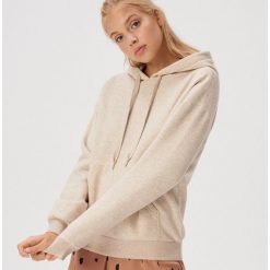 Bluza z kieszeniami - Beżowy. Brązowe bluzy damskie Sinsay, s, bez wzorów, bez rękawów, bez kaptura. Za 39,99 zł.