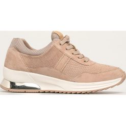 Tamaris - Buty. Brązowe buty sportowe damskie Tamaris, bez wzorów, ze skóry, sportowe. Za 329,90 zł.