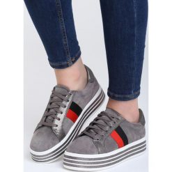 Szare Creepersy Only Traveler. Szare półbuty damskie Born2be, bez wzorów, bez obcasa, na platformie, na sznurówki. Za 54,99 zł.