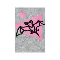 T-shirt Bat Power mini. Szare t-shirty męskie Piekuo, xl, z nadrukiem, z tkaniny, klasyczne, z okrągłym kołnierzem. Za 28,91 zł.