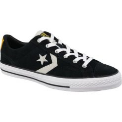 Converse Star Player Suede Ox 161561c 45 Czarne. Czarne buty sportowe męskie marki Converse, ze skóry. W wyprzedaży za 269,99 zł.