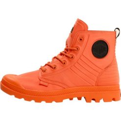 Palladium PAMPA AMPHI Botki sznurowane firecracker/black. Szare botki damskie sznurowane marki Palladium, z materiału. Za 419,00 zł.