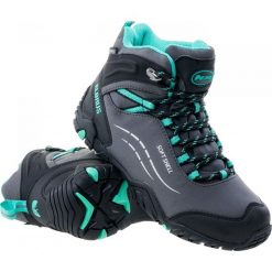 Buty trekkingowe damskie: ELBRUS Buty damskie Michelle Mid Black/Tourqoise r. 39