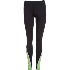 Legginsy: Legginsy w kolorze czarno-jasnozielonym