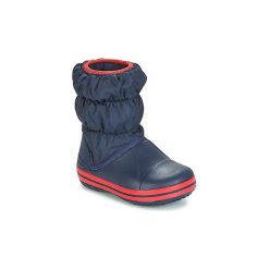 Kalosze Dziecko Crocs WINTER PUFF BOOT KIDS. Niebieskie kalosze dziewczęce Crocs. Za 179,00 zł.