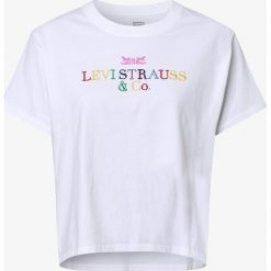 Levi's - T-shirt damski, biały. Białe t-shirty damskie Levi's®, s, z haftami, bez kołnierzyka. Za 159,95 zł.