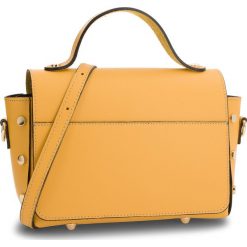 Torebka CREOLE - K10579 Żółty. Żółte torebki klasyczne damskie Creole, ze skóry, zdobione. Za 189,00 zł.