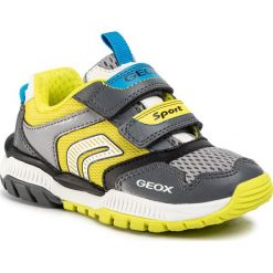 Sneakersy GEOX - J Tuono B. A J02AXA 014BU C1267 M Dk Grey/Lime. Szare trampki chłopięce Geox, bez wzorów, ze skóry ekologicznej, na rzepy. Za 259,00 zł.