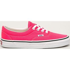 Vans - Tenisówki. Różowe trampki i tenisówki damskie Vans, bez wzorów, z gumy, na sznurówki. W wyprzedaży za 269,90 zł.