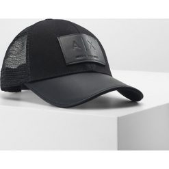 Czapki damskie: Armani Exchange LOGO PATCH Czapka z daszkiem nero